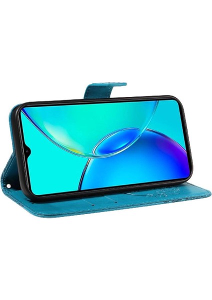 Vıvo Y27 4g Için Flip Case Kredi Kartı Yuvası ile Ayrılabilir El Kayışı Yüksek (Yurt Dışından) indirimleri