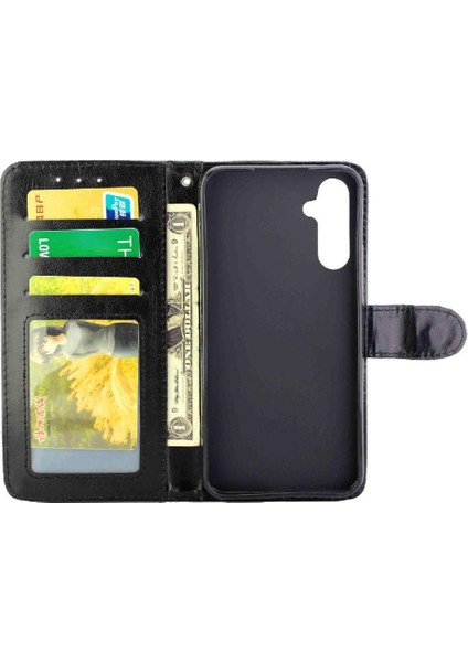 Samsung Galaxy A34 5g Kart Tutucu Darbeye Kickstand Pu Için Flip Case (Yurt Dışından) modelleri