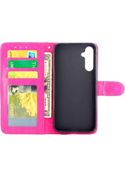 Samsung Galaxy A34 5g Kart Tutucu Darbeye Kickstand Pu Için Flip Case (Yurt Dışından) modelleri
