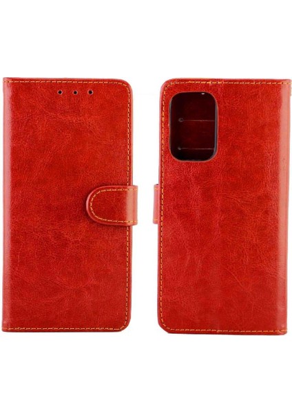 Samsung Galaxy A72 5g Kickstand Kart Tutucu Pu Deri Için Flip Case (Yurt Dışından)