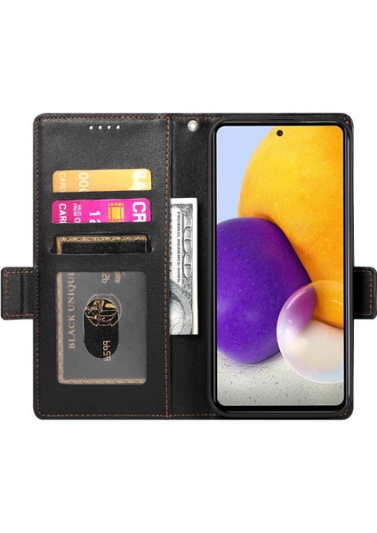 Samsung Galaxy A72 5g Flip Iş Günlük Kullanım Cüzdan Kartı Için Flip Case (Yurt Dışından) fiyatları
