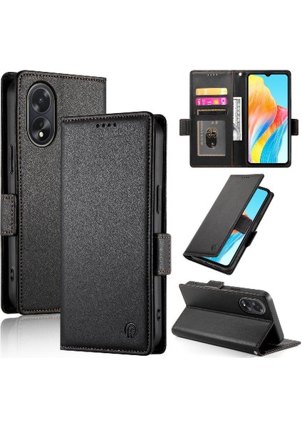 Oppo A18 4G/A38 4g Cüzdan Günlük Kullanım Flip Kart Yuvaları Iş Için Flip Case (Yurt Dışından)
