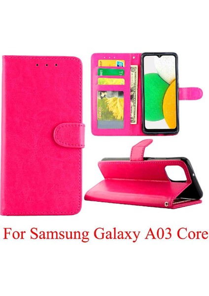 Samsung Galaxy A03 Çekirdek Darbeye Kickstand Pu Deri Için Flip Case (Yurt Dışından) modelleri
