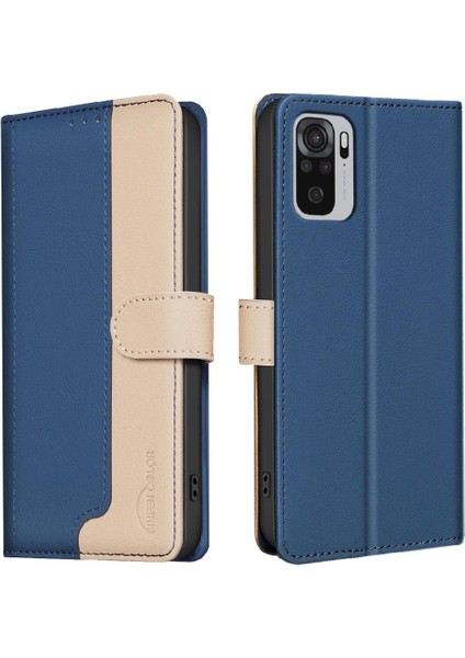 Xiaomi Redmi Not 10 Için Flip Case 4g Rfıd Engelleme Darbeye Tpu Iç (Yurt Dışından)
