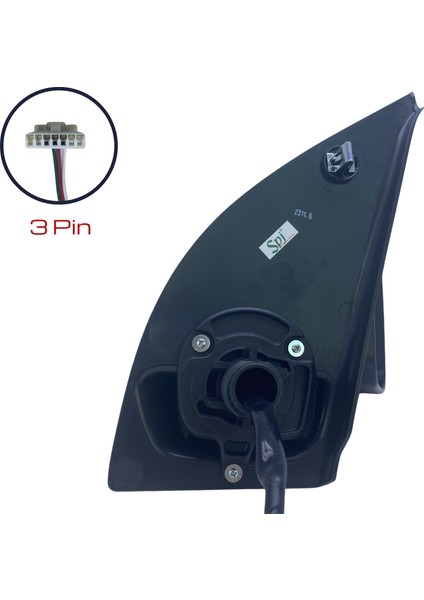 Dış Dikiz Aynası Fiat Panda 2010-2012 Elektrikli, Manuel Katlanır, Astarlı Kapak, 3 Pin indirimleri