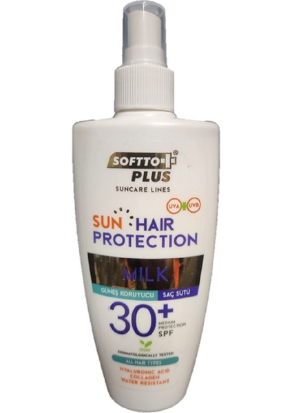 30 Spf Güneş Koruyuculu Saç Sütü Uva&Uvb 200 Ml