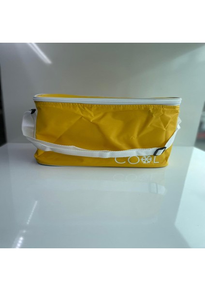 2mm Termal Korumalı Renkli Piknik Çantası 8lt Sarı