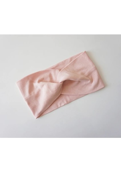 Açık Pembe Çapraz Şık Bandana, Saç Bandanası, Saç Bandı Bandana Chic Buff