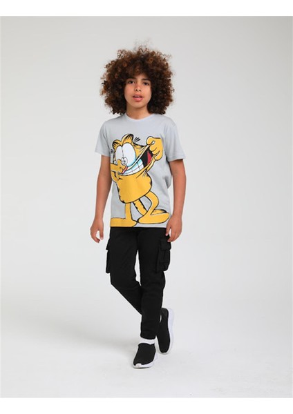Erkek Çocuk Pamuklu Garfield Tshirt