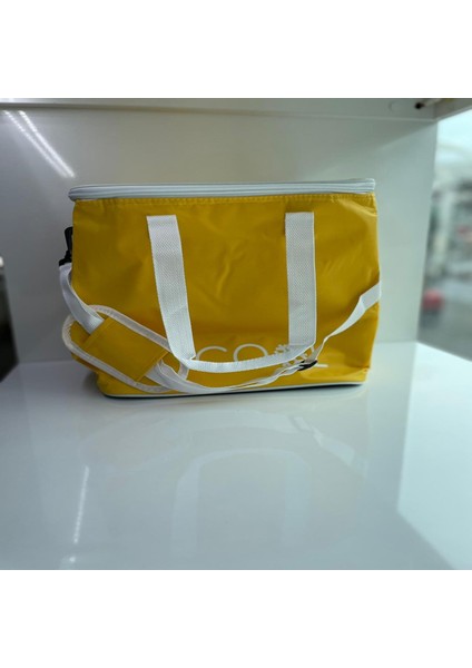 2mm Termal Korumalı Renkli Piknik Çantası 18LT Sarı
