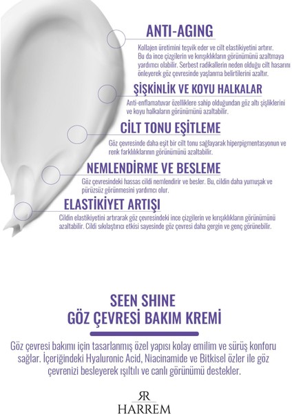 Seen Shine Göz Çevresi Bakım Kremi 15 ml