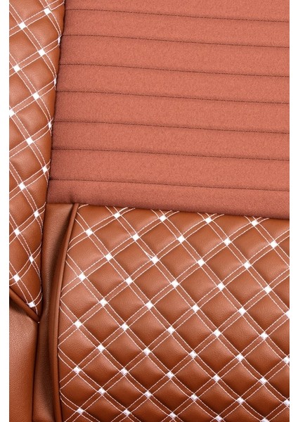 Ford Fiesta Eski Uyumlu Deri Oto Koltuk Kılıfı Ön Arka Set Tarçın Elite Model Sc modelleri