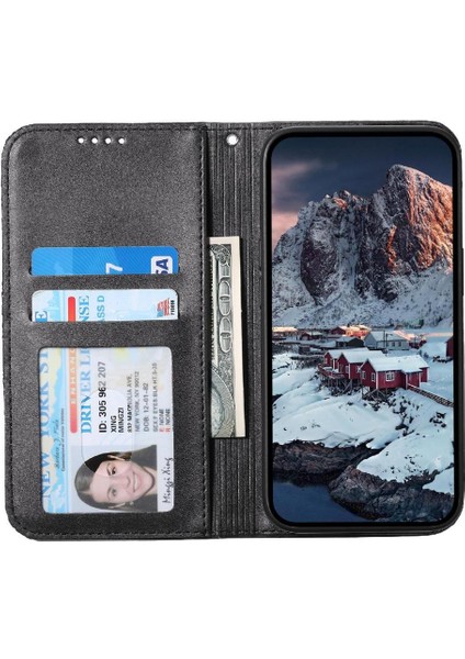 Google Piksel 8A Için Flip Case Standı El Kayışı Günlük Kullanım Eşkenar Dörtgen Şekli (Yurt Dışından)