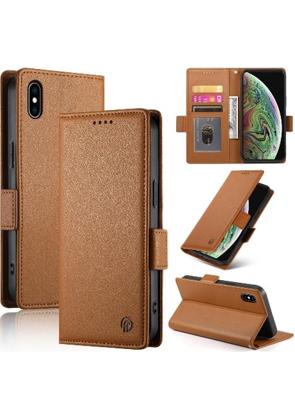 IPhone Xs Max Cüzdan Flip Iş Kartı Yuvaları Günlük Kullanım Için Flip Case (Yurt Dışından) indirimleri