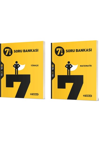 7.sınıf Türkçe Soru Bankası + Matematik Soru Bankası - 2 Kitap