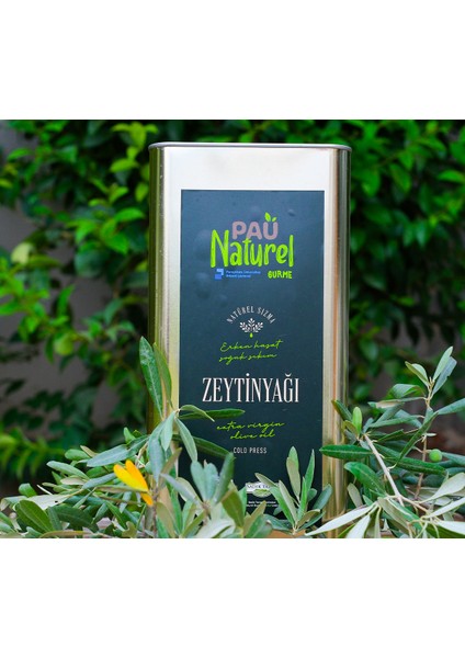 Paü Natural Paü Naturel Gurme Erken Hasat Soğuk Sıkım Zeytinyağı 5 Lt