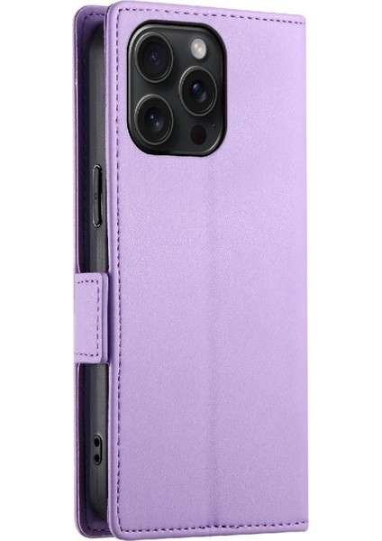 IPhone 15 Için Flip Case Pro Max Flip Cüzdan Günlük Kullanım Kart Yuvaları Iş (Yurt Dışından)