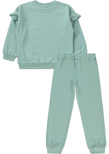 Kız Çocuk Eşofman Takımı 10-13 Yaş Çağla Yeşili modelleri