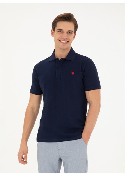 Lacivert Erkek Slim Fit T-Shirt GTP04IY024 modelleri