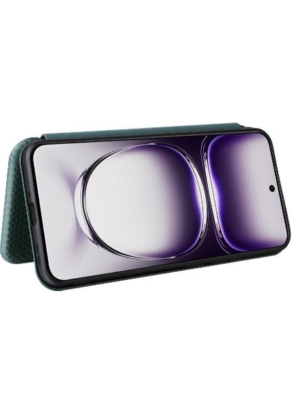 Oppo Oppo 12 5g Manyetik Karbon Fiber Tam Koruma Flip Case Için Flip Case (Yurt Dışından) modelleri