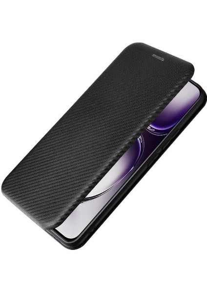 Oppo Oppo 12 5g Manyetik Karbon Fiber Tam Koruma Flip Case Için Flip Case (Yurt Dışından) modelleri