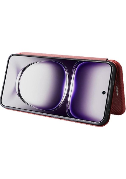 Oppo Oppo 12 5g Manyetik Karbon Fiber Tam Koruma Flip Case Için Flip Case (Yurt Dışından) modelleri