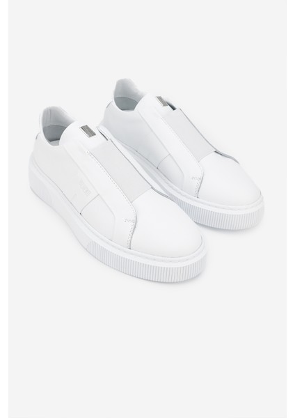 Emma Erkek Beyaz Rugan Hakiki Deri Sneakers & Spor Ayakkabı 352 20074 Erk Ayk Y24