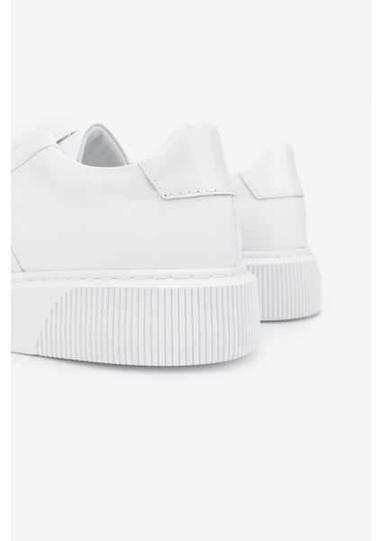 Emma Erkek Beyaz Rugan Hakiki Deri Sneakers & Spor Ayakkabı 352 20074 Erk Ayk Y24