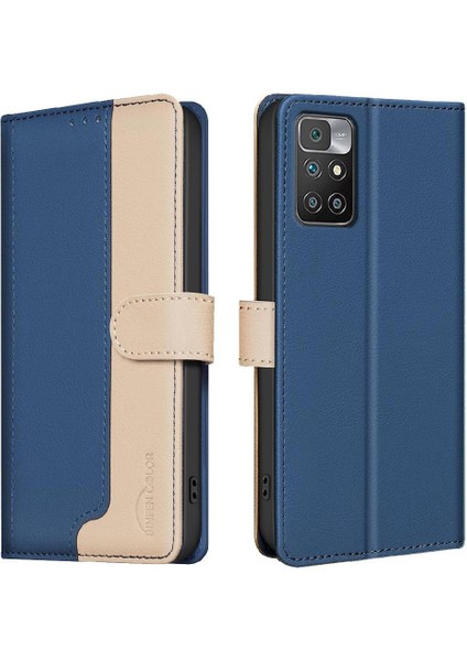 Xiaomi Redmi 10 2022 Için Kickstand Flip Case Folio Darbeye Tpu (Yurt Dışından)