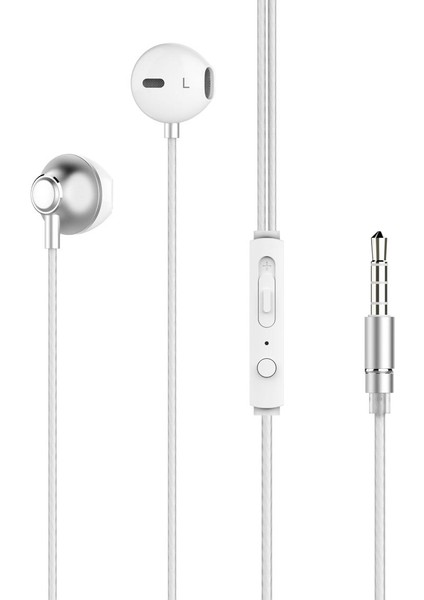 Samsung A8 - A8S - A80 - A9 - A9 Pro - C7 - C8 - C9 - C9 Pro Uyumlu Metal Başlık Kablolu Kulaklık