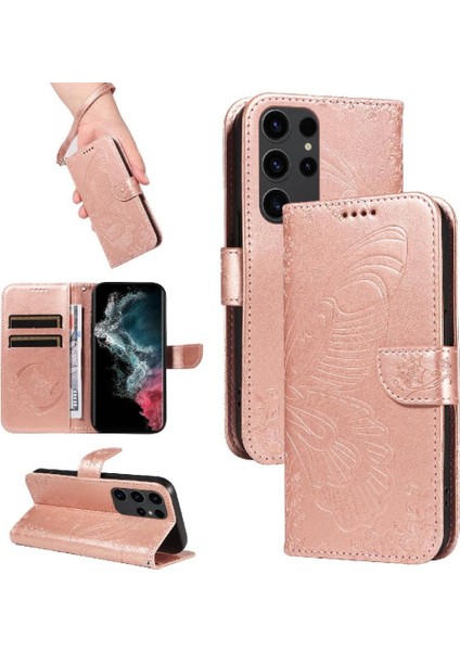Kredi Kartı Yuvası ile Samsung Galaxy S23 Ultra Için Flip Case Yüksek Kalite (Yurt Dışından) modelleri