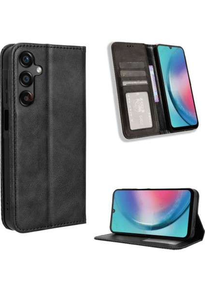 Samsung Galaxy C55 5g Cüzdan Manyetik Kapatma Pu Deri Kılıf (Yurt Dışından)