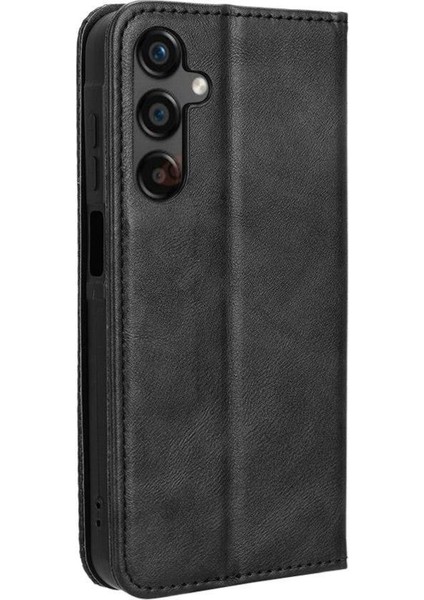 Samsung Galaxy C55 5g Cüzdan Manyetik Kapatma Pu Deri Kılıf (Yurt Dışından)