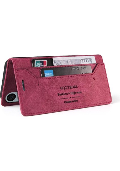 Sony Xperia 10 Vı Premium Deri Premium Deri Iki Için Flip Case (Yurt Dışından) modelleri