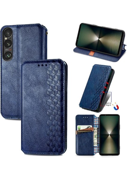 Sony Xperia 1 Vı Için Flip Case Deri Kılıf Kapak Kapak Cüzdan Fonksiyonu (Yurt Dışından)
