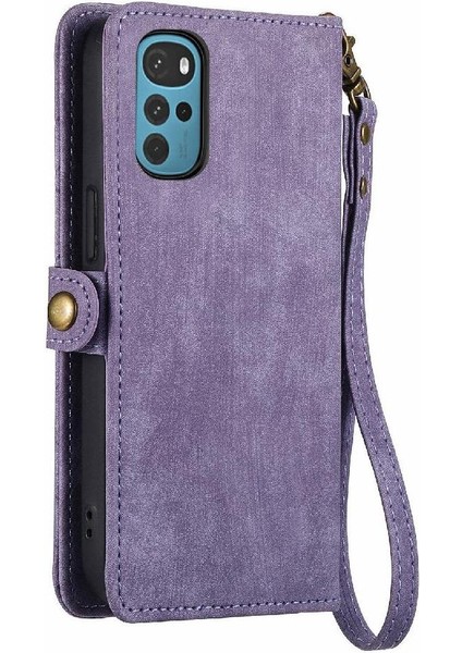 Motorola Moto G22 Flip Kapak Için Flip Case Basit Iş Darbeye (Yurt Dışından) modelleri