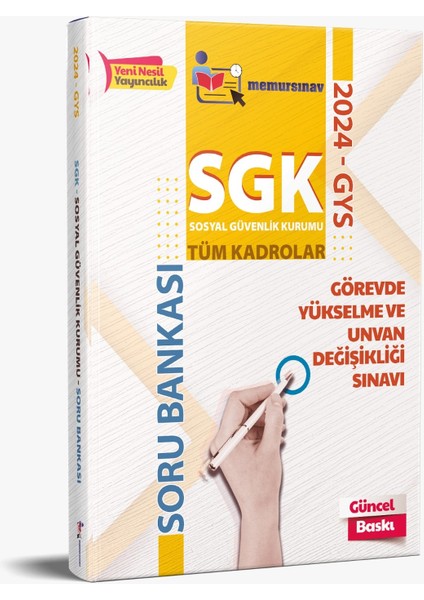 2024 Sgk Gys 2'li Set (Hazırlık Kitabı+Soru Bankası)