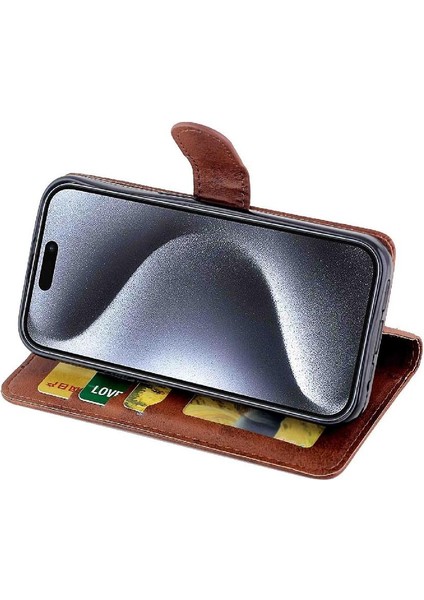 IPhone 15 Için Filp Durumda Pro Kart Tutucu Kickstand Tam Koruma Kapatma (Yurt Dışından) fiyatları