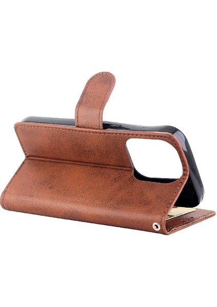 IPhone 15 Için Filp Durumda Pro Kart Tutucu Kickstand Tam Koruma Kapatma (Yurt Dışından) modelleri