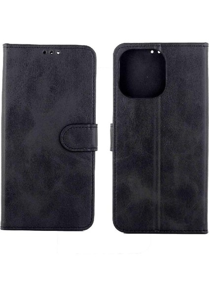 IPhone 14 Için Filp Durumda Pro Max Kart Tutucu Tam Koruma Manyetik Pu (Yurt Dışından)