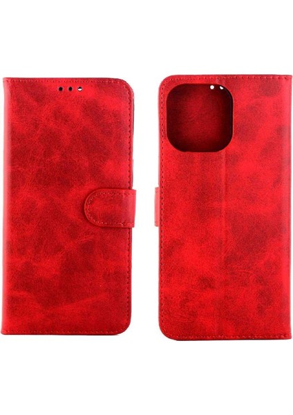 IPhone 14 Için Filp Durumda Pro Max Kart Tutucu Tam Koruma Manyetik Pu (Yurt Dışından)