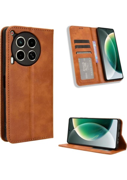 Tecno Camon 30 5g Cüzdan Manyetik Kapatma Pu Deri Için Kılıf (Yurt Dışından) modelleri
