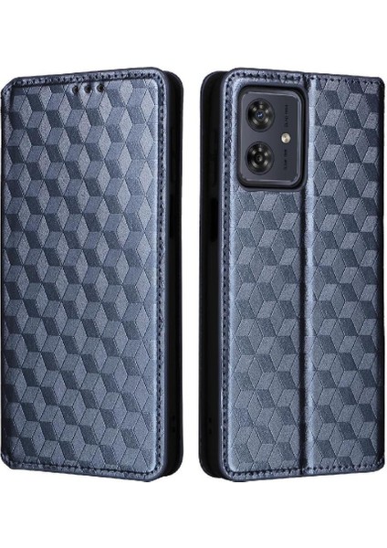 Motorola Moto G54 5g Pu Deri Kart Yuvaları Tutucu Manyetik 3D (Yurt Dışından)