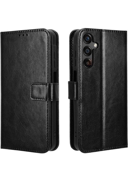 Samsung Galaxy Için Kılıf C55 5g Kart Tutucu Cüzdan Kapak Çevirin Manyetik (Yurt Dışından)
