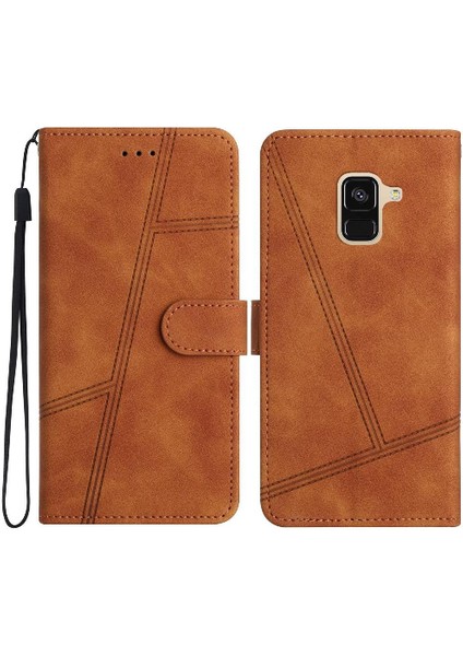 Samsung Galaxy A8 Artı 2018 Tam Koruma Için Flip Case Cüzdan Pu Bilek (Yurt Dışından)