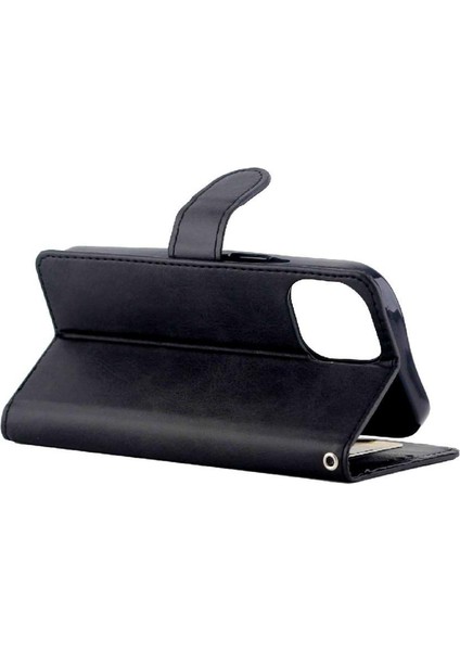 IPhone 14 Için Filp Durumda Pu Deri Manyetik Kapatma Kickstand Kart Tutucu (Yurt Dışından) fırsatları