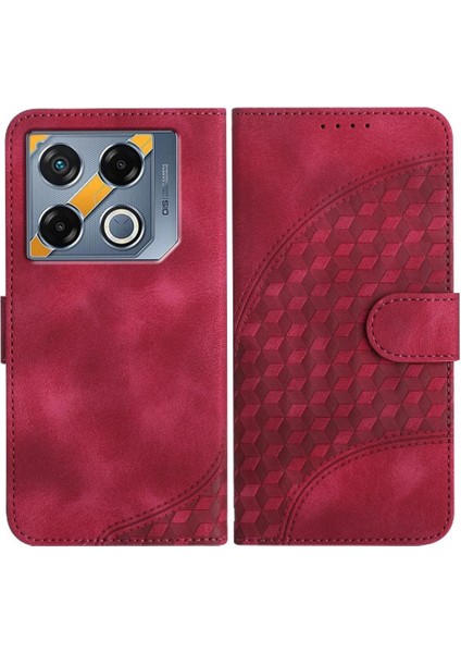 Infinix Gt 20 Pro Flip Iş Için Flip Case Geometrik Desen Pu Deri (Yurt Dışından)