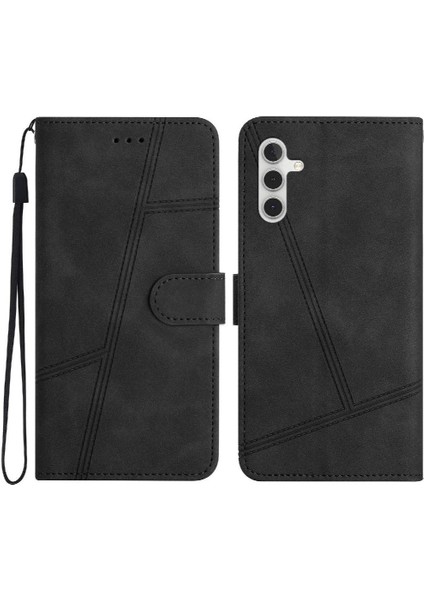 Samsung Galaxy S24 Artı Bilek Kayışı Flip Için Flip Case Folio Tam Kart Pu (Yurt Dışından)