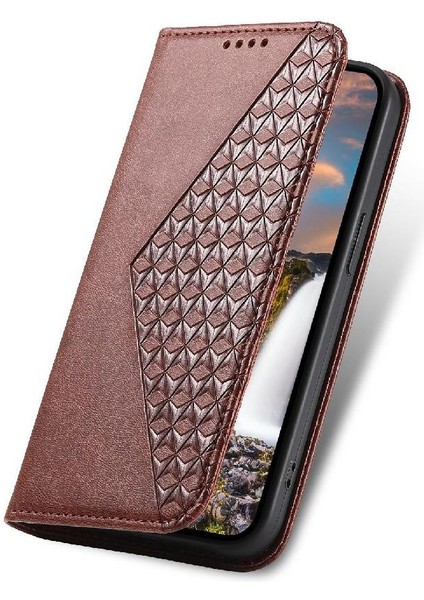 Samsung Galaxy A12 5g Standı Için Flip Case Günlük Kullanım Eşkenar Dörtgen Şekli El (Yurt Dışından)