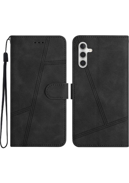 Samsung Galaxy A04S Için Flip Case Kart Yuvaları Tutucu Manyetik Tam Kapak Pu (Yurt Dışından)